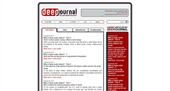 Desktop Screenshot of deepjournal.com
